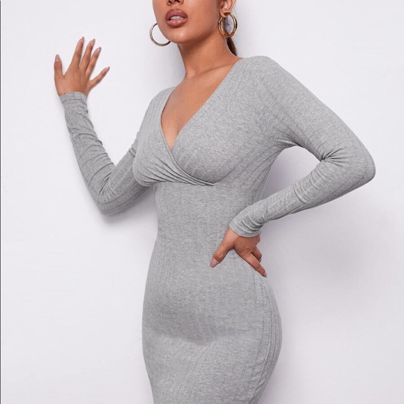 SHEIN Ribbed Bodycon Dress - Picture 4 of 9
